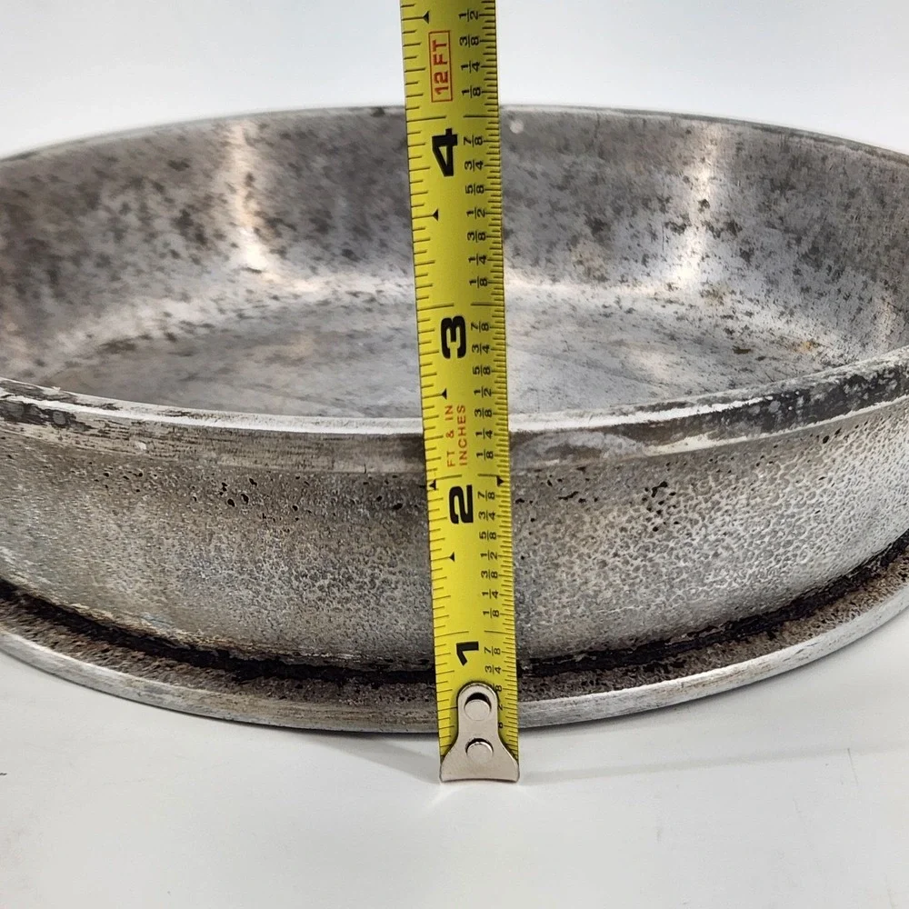 Vintage Guardian Service Hammered Aluminum Round Roaster Pan with Domed Lid 9.5
